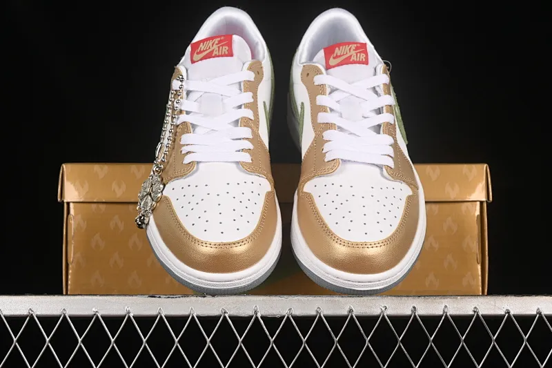 All categories Air Jordan Jordan series basketball shoes Air Jordan 1 Low Air Jordan 1 Low OG GS "Chinese New Year" AJ1 Joe 1 Year of the Dragon zodiac color low-top cultural casual sneakers FQ6593-100